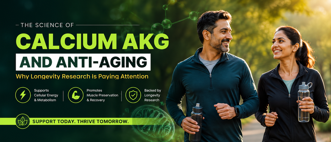 Healthy middle-aged adult representing Calcium AKG and healthy aging research.